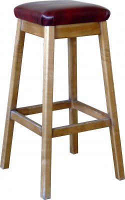 Σκαμπώ με δέρμα