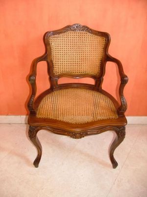 Πολυθρόνα με Ψάθα Βιέννης